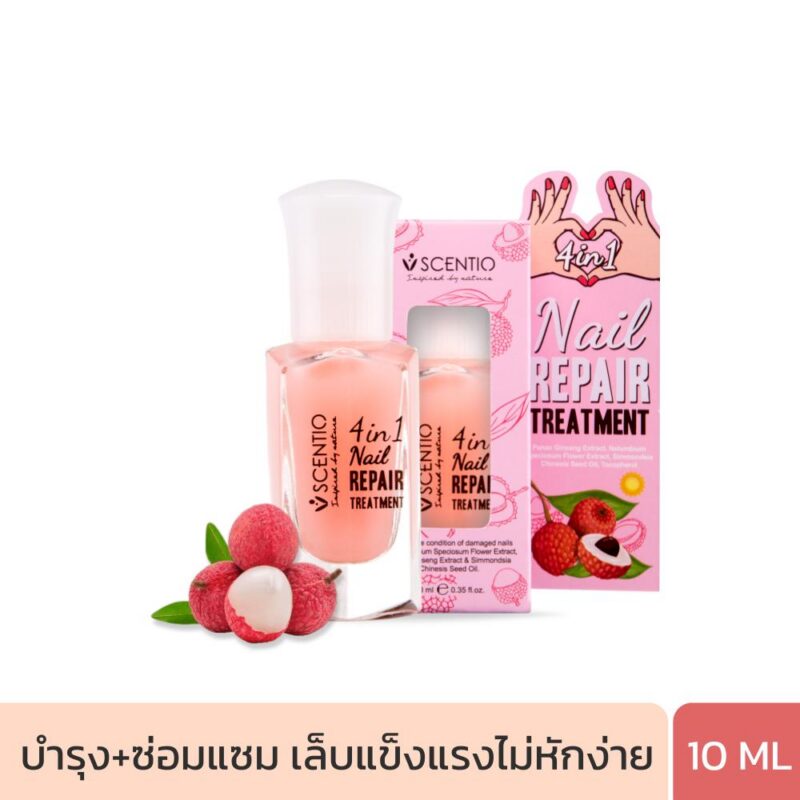 SCENTIO 4 IN 1 NAIL REPAIR TREATMENT (10ML) เซนทิโอ โฟว์อินวัน เนล รีแพร์ ทรีทเม้นท์-0