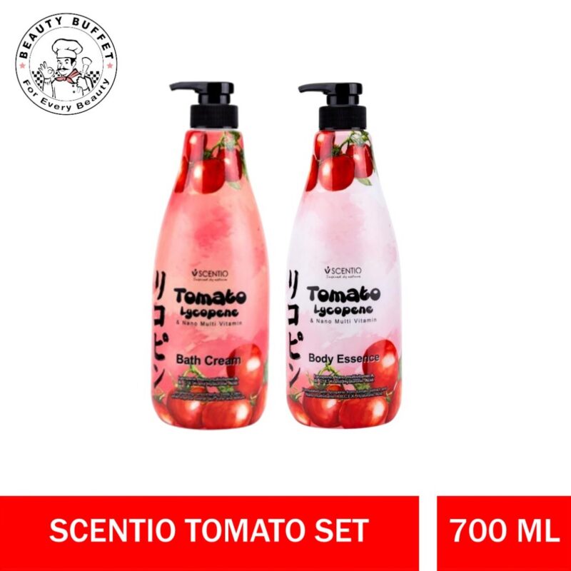 SCENTIO TOMATO LYCOPENE & NANO MULTI VITAMIN BODY ESSENCE & BATH CREAM-0